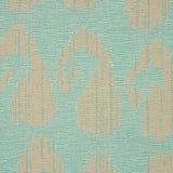 Schumacher Nallamala Fabric Ocean Fabric