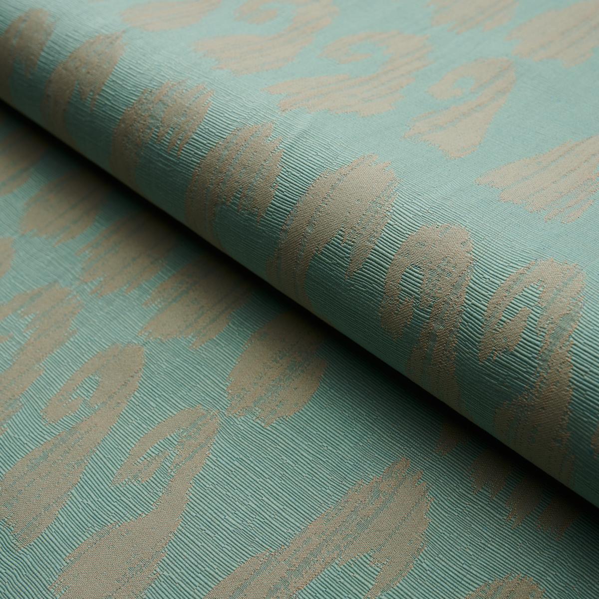 Schumacher Nallamala Fabric Ocean Fabric