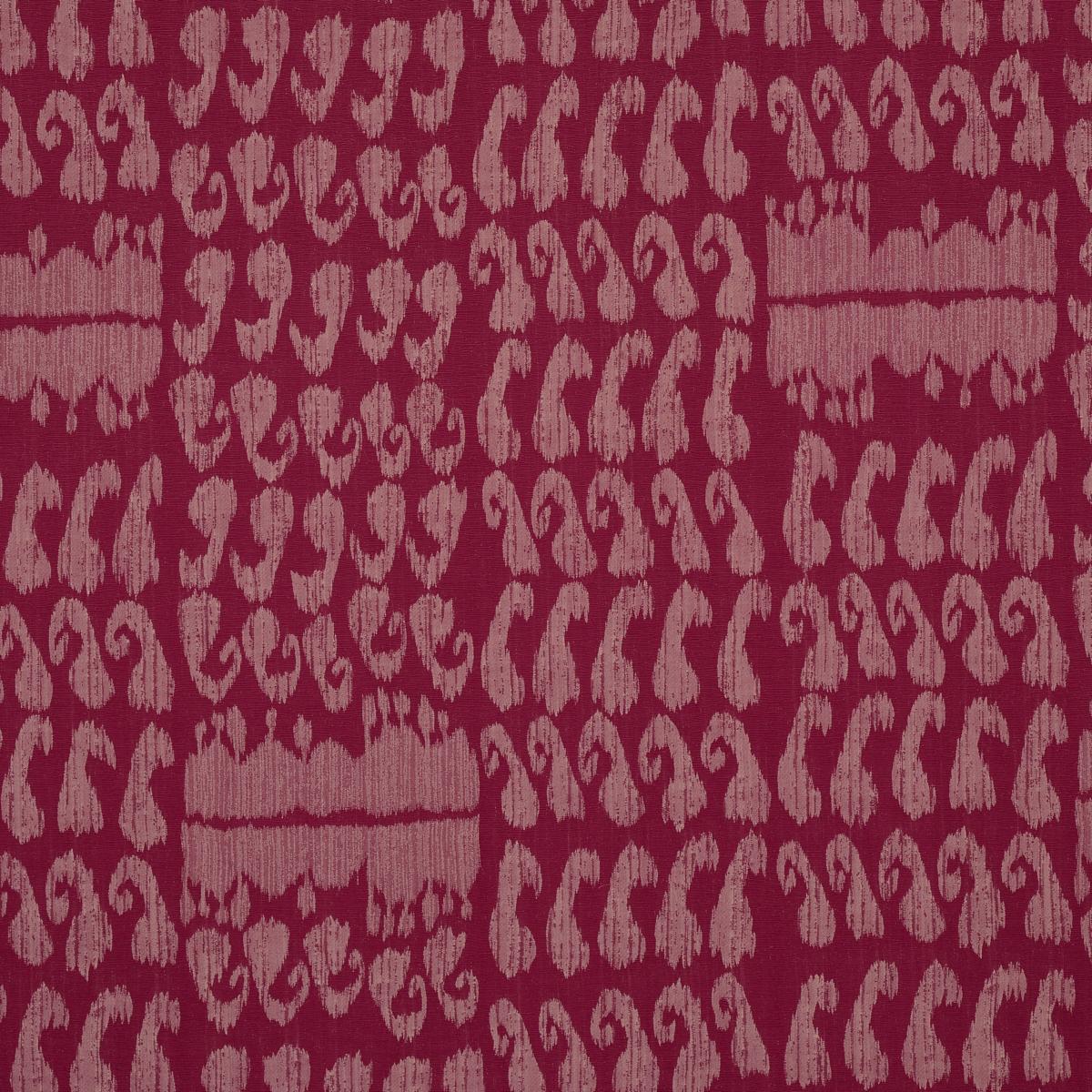 Schumacher Nallamala Fabric Garnet Fabric