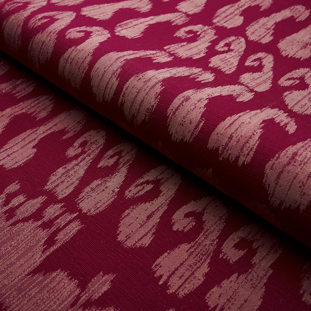 Schumacher Nallamala Fabric Garnet Fabric