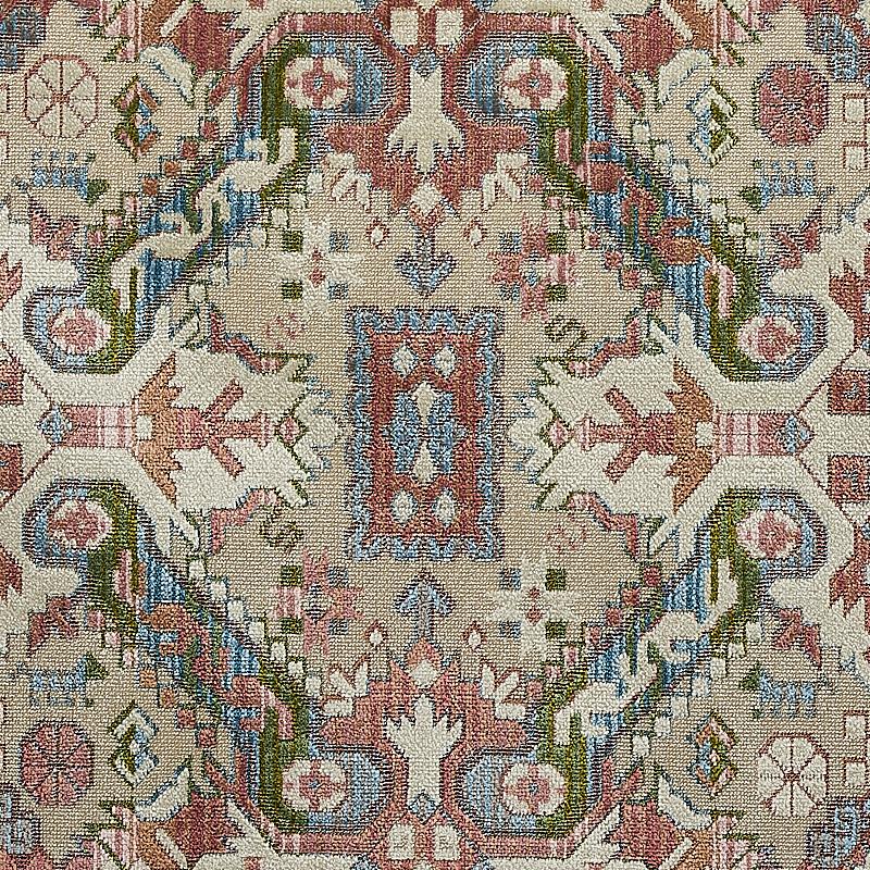 Schumacher Tiraz Velvet Multi Fabric