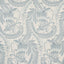 Schumacher Orley Jaquard Blue On Light Blue Fabric