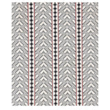 Schumacher Parvin Velvet Black And Ivory Fabric