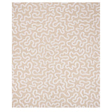 Schumacher Riley Embroidery Ivory On Natural Fabric