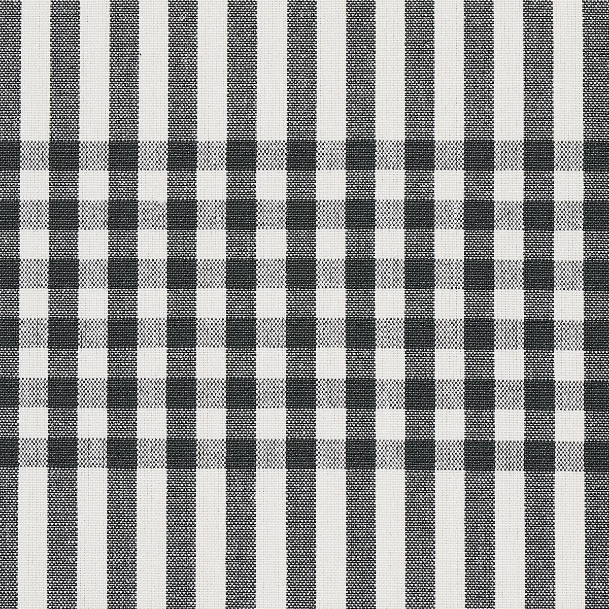 Schumacher Bergen Plaid Slate Fabric