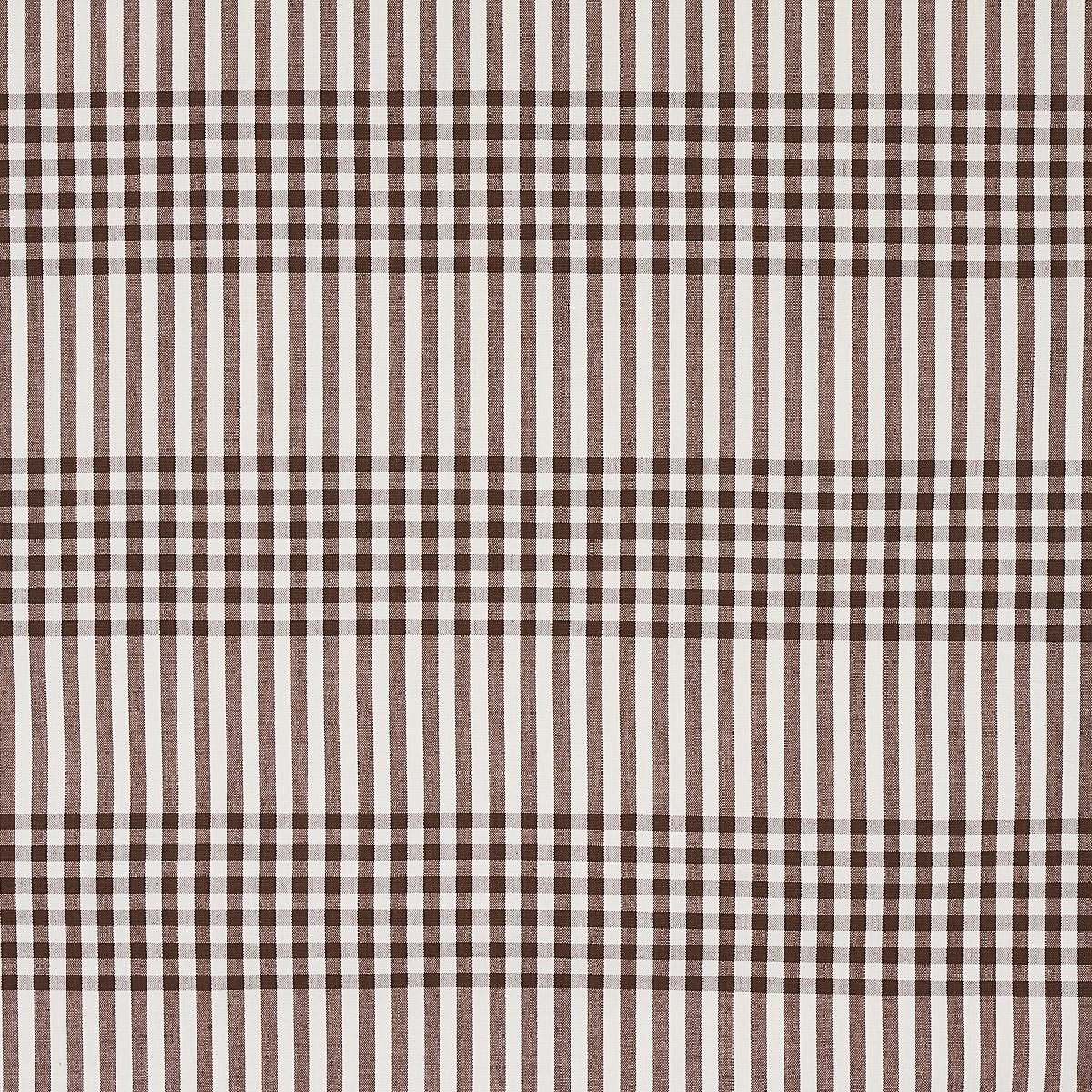 Schumacher Bergen Plaid Brown Fabric