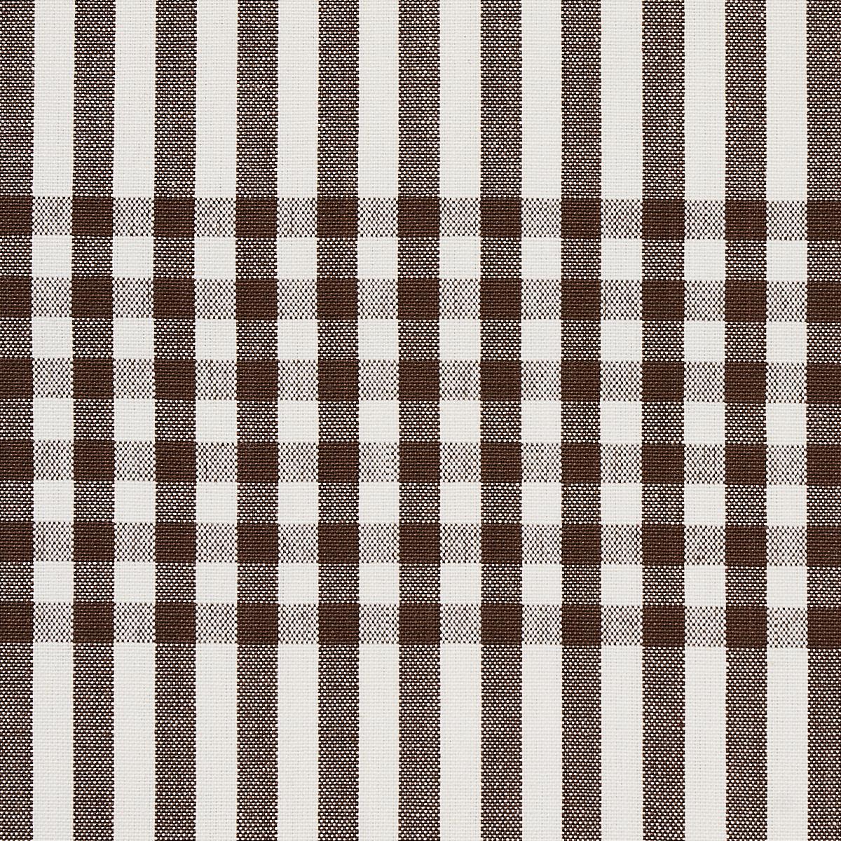 Schumacher Bergen Plaid Brown Fabric