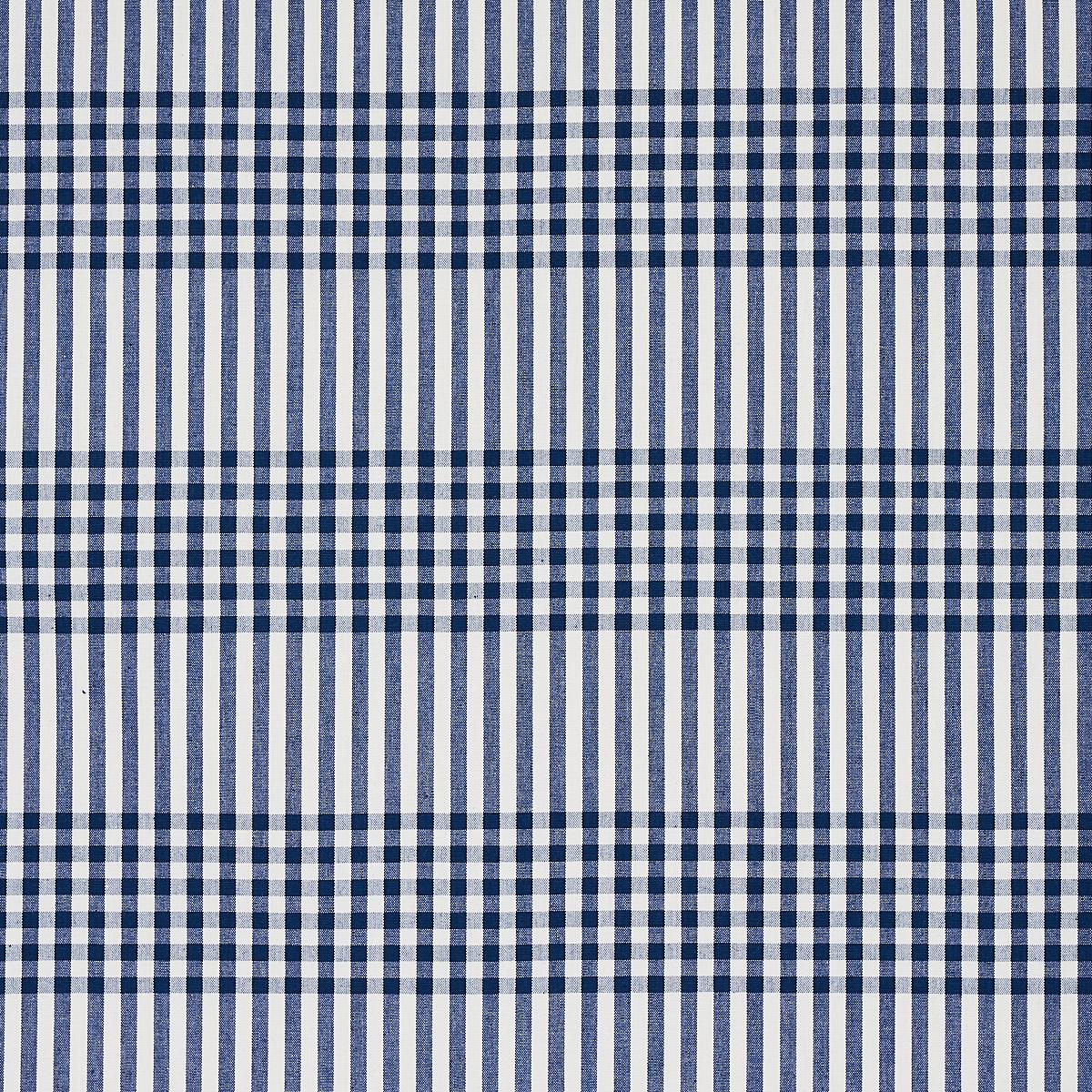 Schumacher Bergen Plaid Navy Fabric