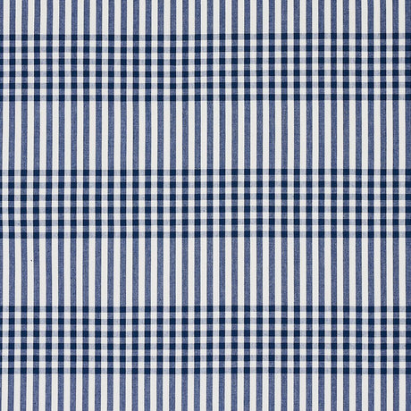 Schumacher Bergen Plaid Navy Fabric