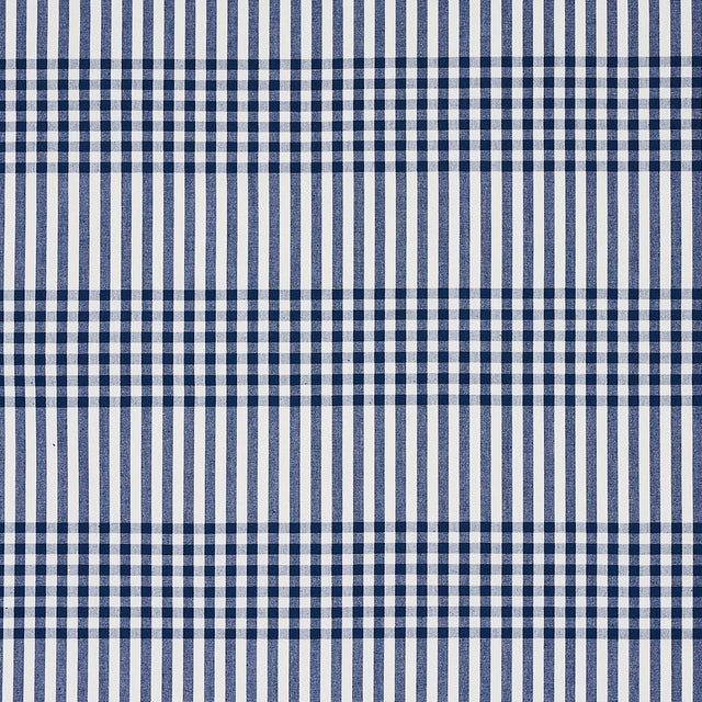 Schumacher Bergen Plaid Navy Fabric