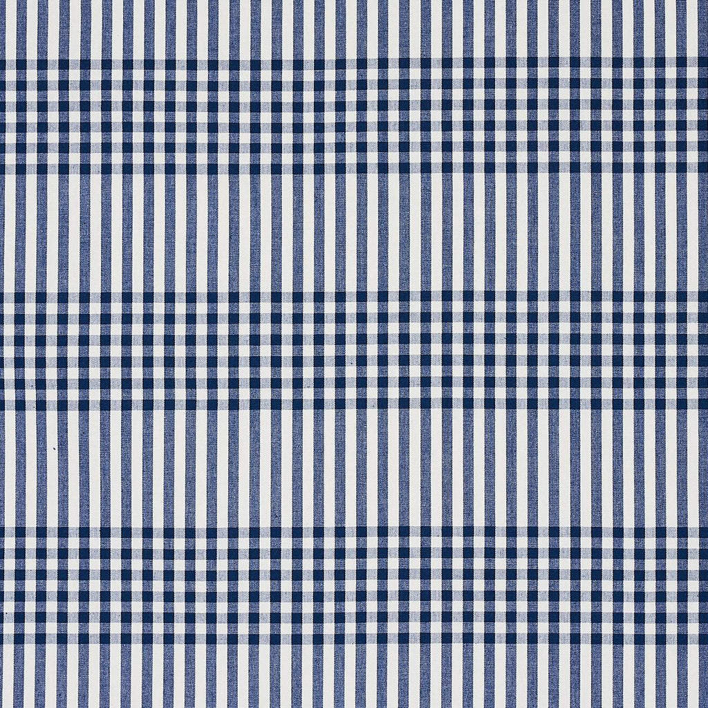 Schumacher Bergen Plaid Navy Fabric
