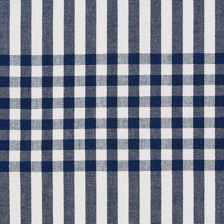 Schumacher Bergen Plaid Navy Fabric