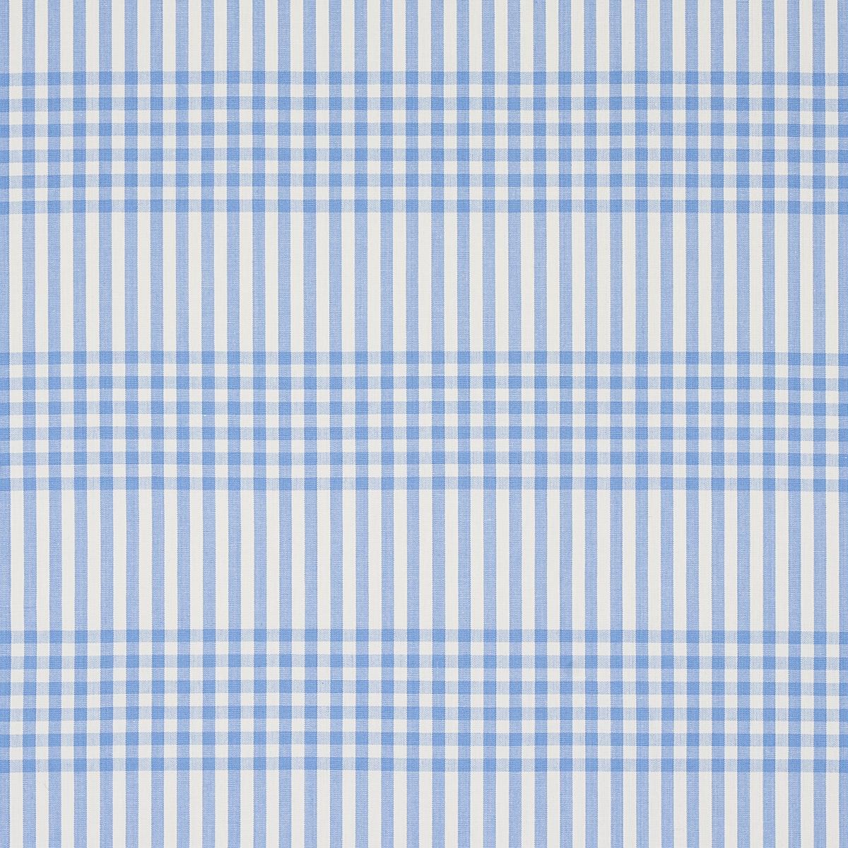 Schumacher Bergen Plaid Sky Fabric