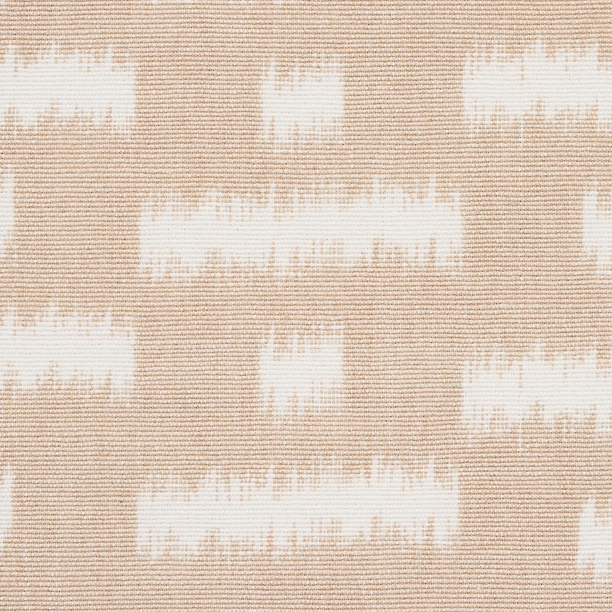 Schumacher Abstract Ikat Natural Fabric