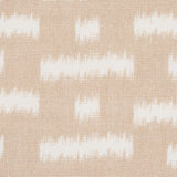 Schumacher Abstract Ikat Natural Fabric