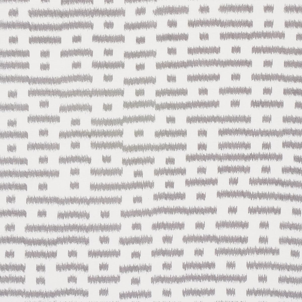 Schumacher Abstract Ikat Charcoal Fabric