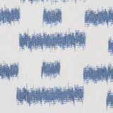 Schumacher Abstract Ikat Indigo Fabric
