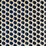Schumacher Half Moon Velvet Navy Fabric