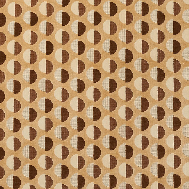 Schumacher Half Moon Velvet Camel Fabric