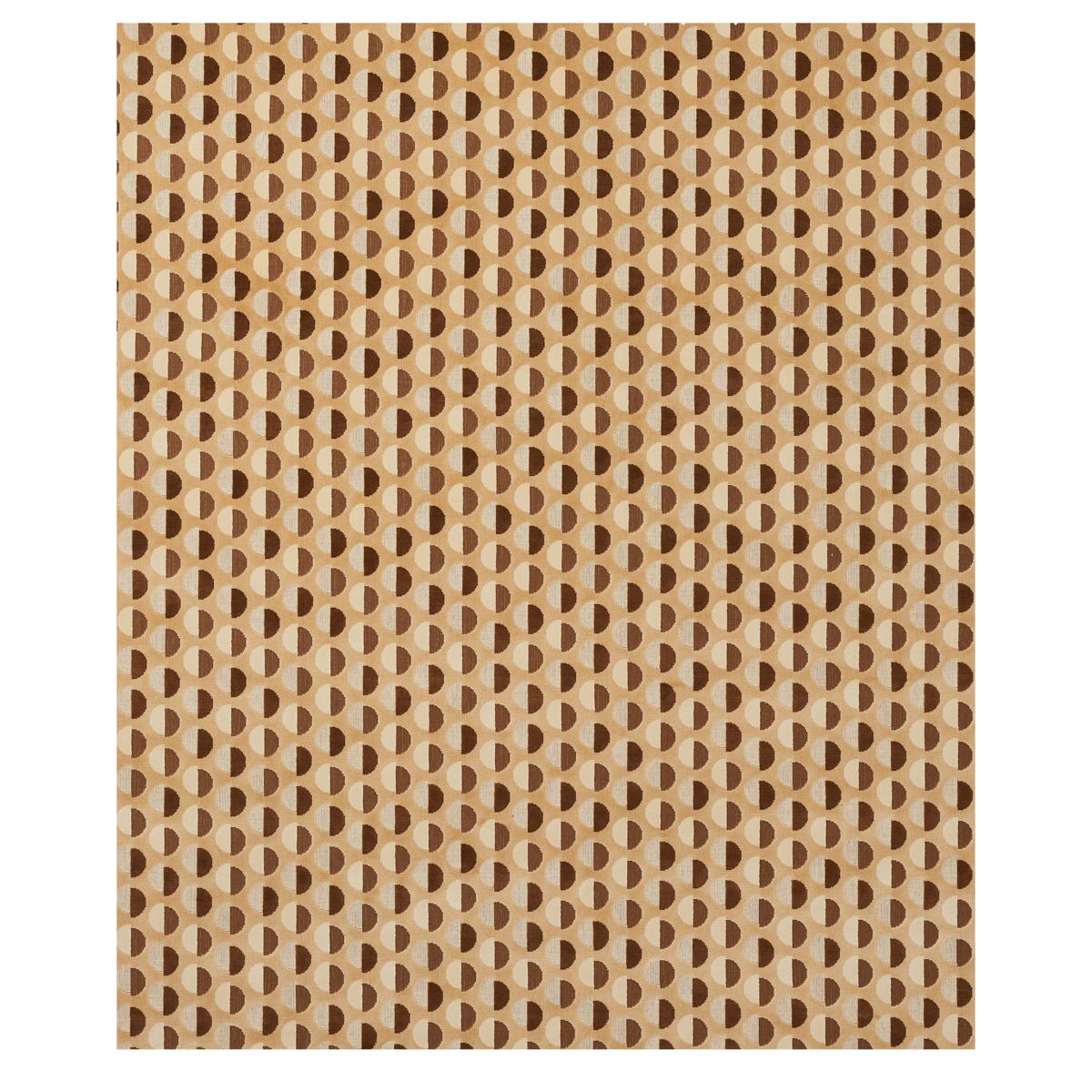 Schumacher Half Moon Velvet Camel Fabric