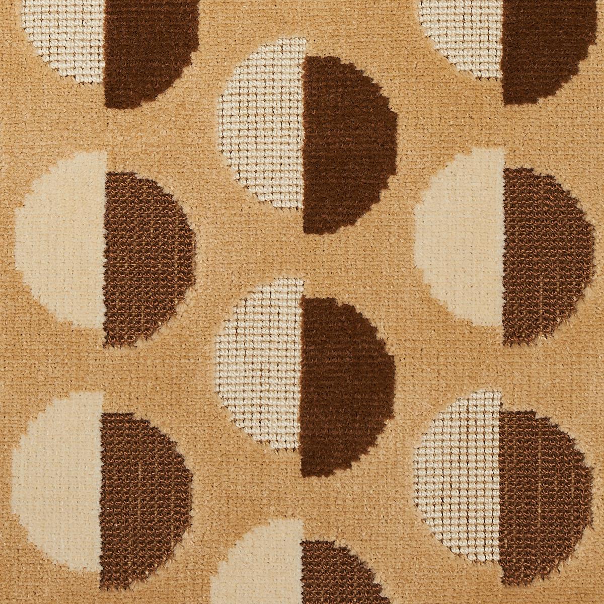 Schumacher Half Moon Velvet Camel Fabric