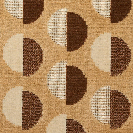 Schumacher Half Moon Velvet Camel Fabric