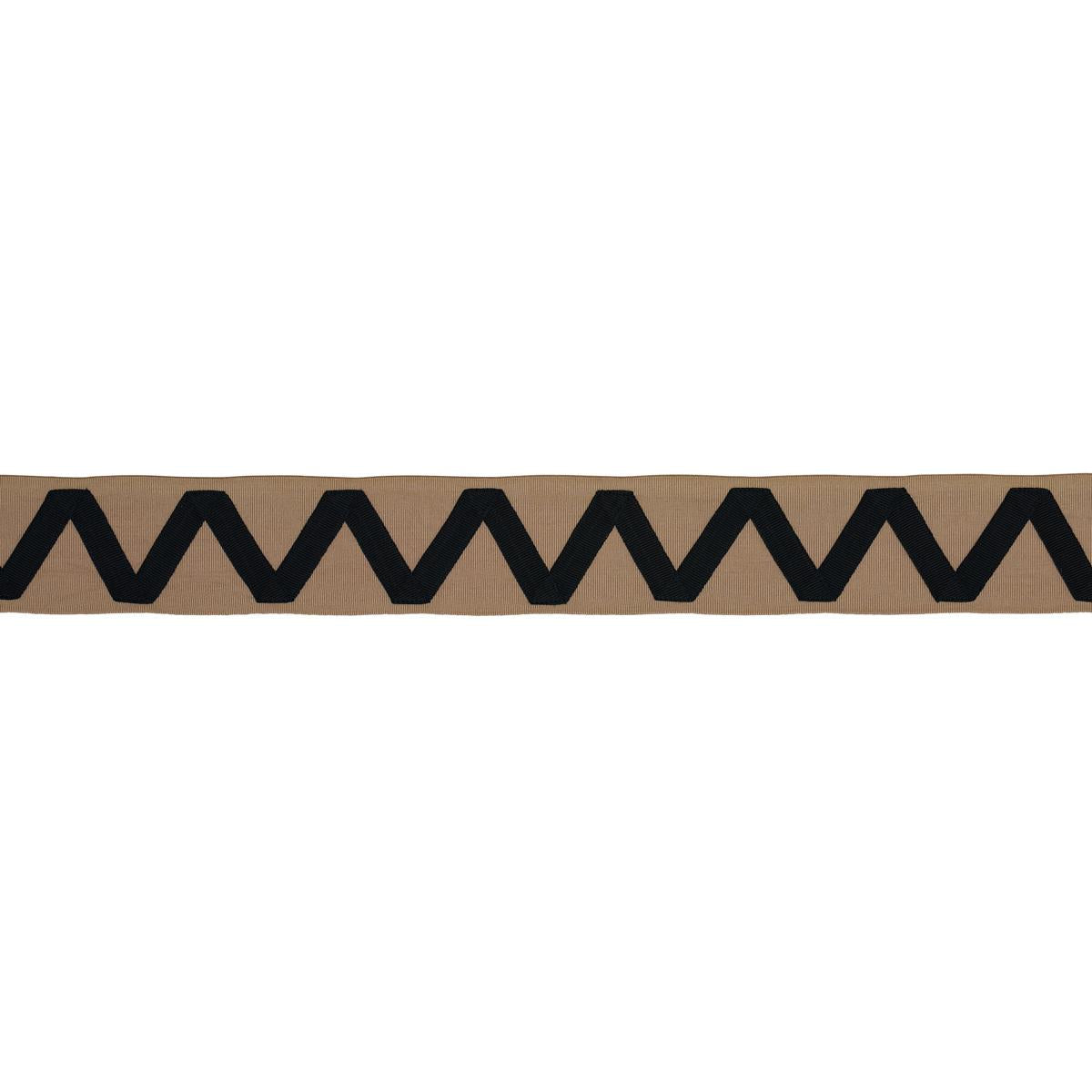 Schumacher Black On Sand Legere Appliqu Tape