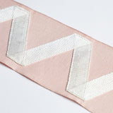 Schumacher Ivory On Blush Legere Appliqu Tape