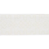 Schumacher White On White Knotted Trellis Tape
