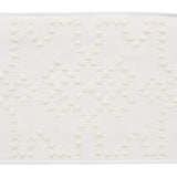 Schumacher White On White Knotted Trellis Tape