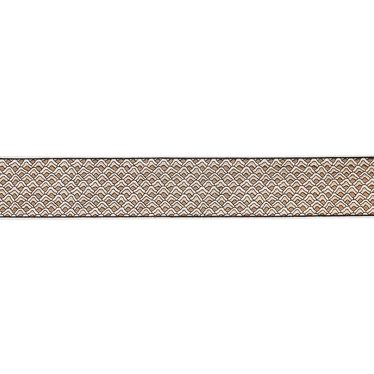 Schumacher Sunrise Embroidery Tape Sand Trim