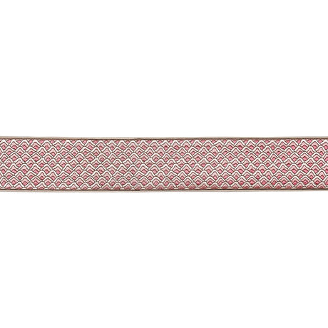 Schumacher Sunrise Embroidery Tape Pink Trim