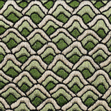 Schumacher Sunrise Embroidery Tape Emerald Trim