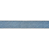 Schumacher Sunrise Embroidery Tape Blues Trim