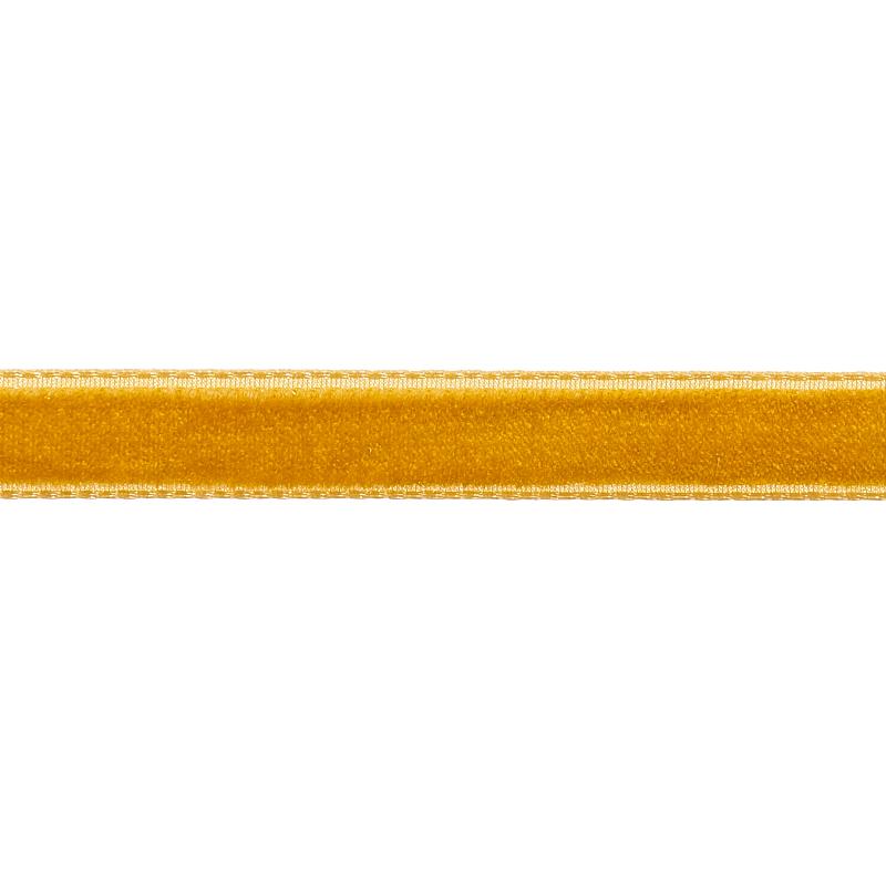Schumacher Gold Velvet Tape Narrow