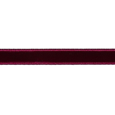 Schumacher Aubergine Velvet Tape Narrow