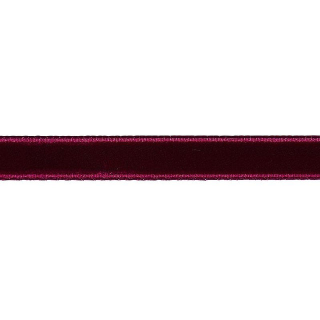 Schumacher Aubergine Velvet Tape Narrow
