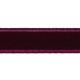 Schumacher Aubergine Velvet Tape Narrow
