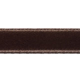 Schumacher Truffle Velvet Tape Narrow