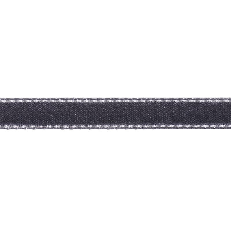 Schumacher Graphite Velvet Tape Narrow