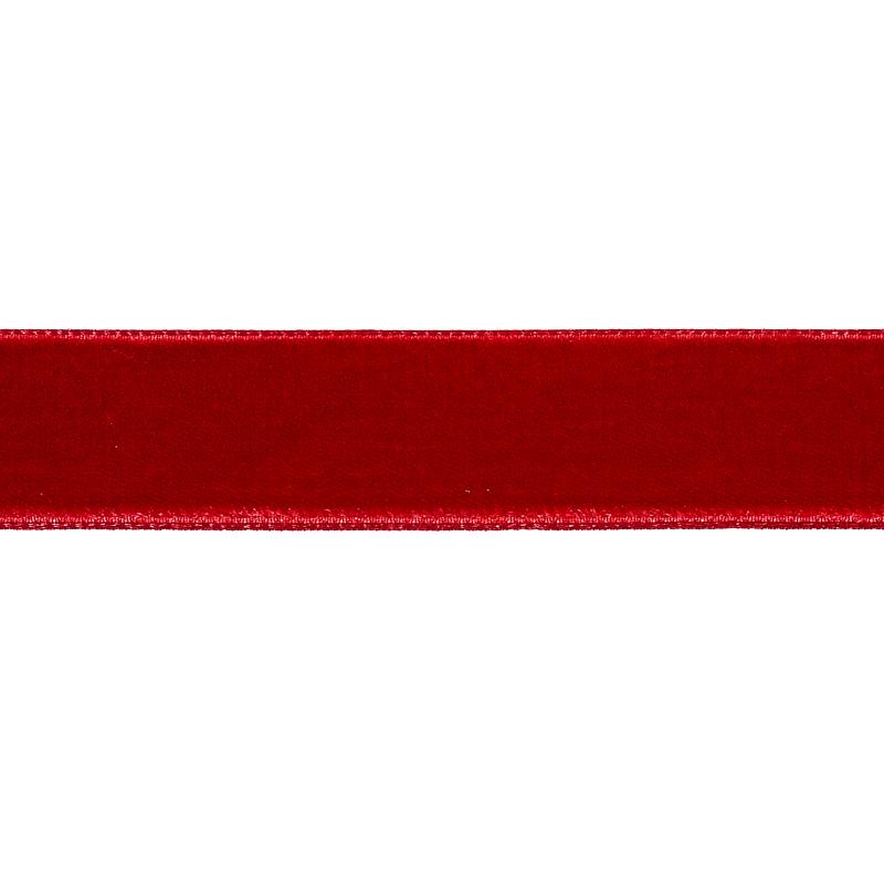 Schumacher Crimson Velvet Tape Medium