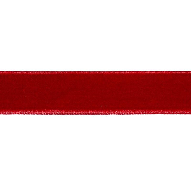 Schumacher Crimson Velvet Tape Medium