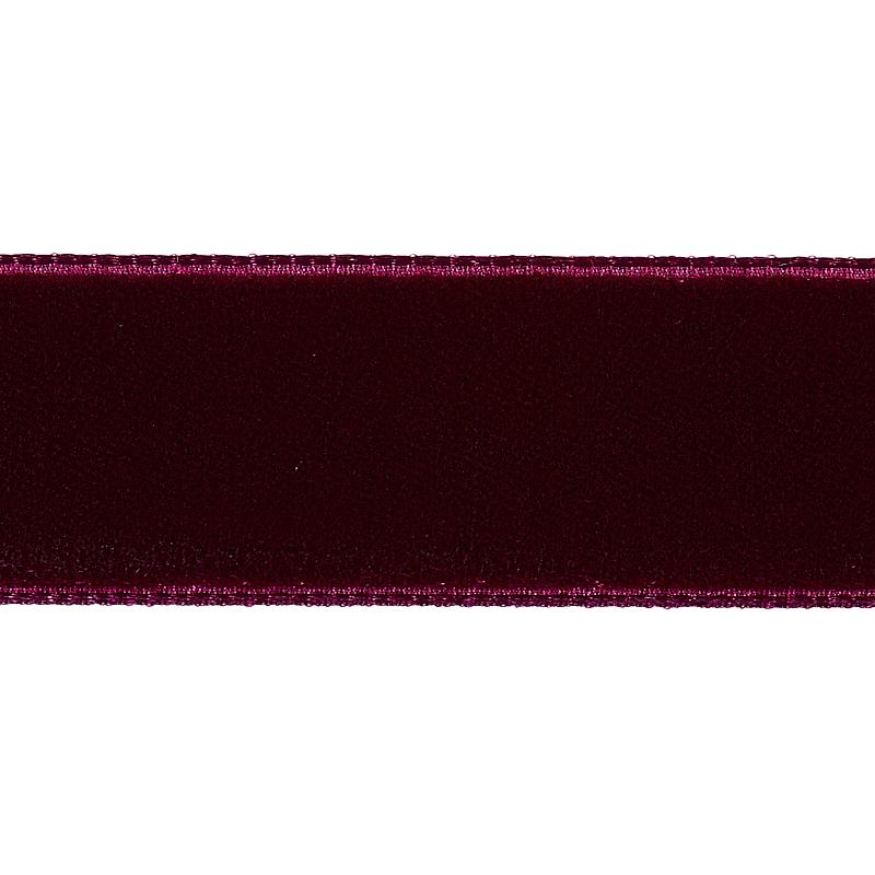 Schumacher Aubergine Velvet Tape Medium