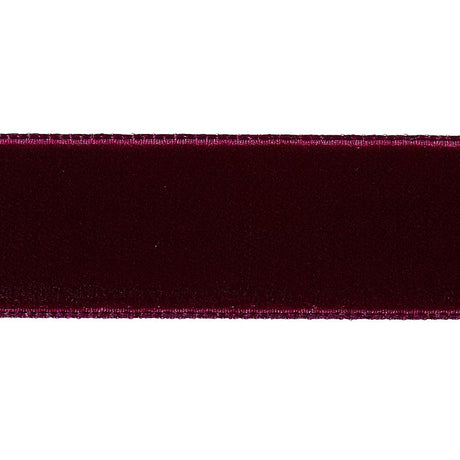 Schumacher Aubergine Velvet Tape Medium