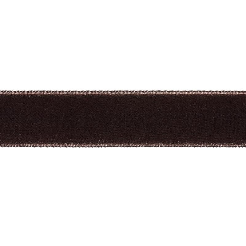 Schumacher Truffle Velvet Tape Medium