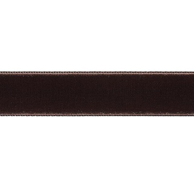 Schumacher Truffle Velvet Tape Medium