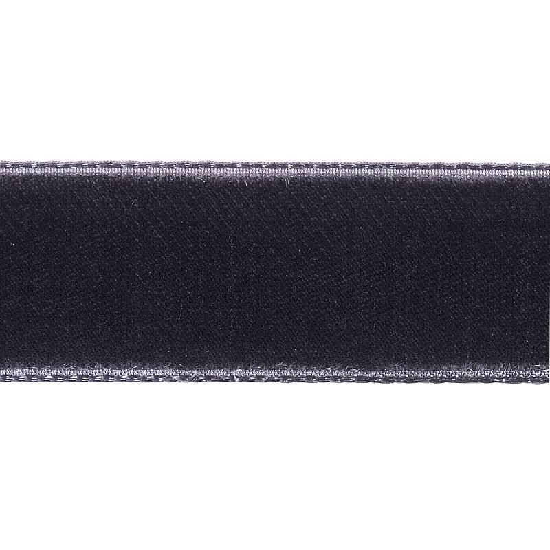 Schumacher Graphite Velvet Tape Medium