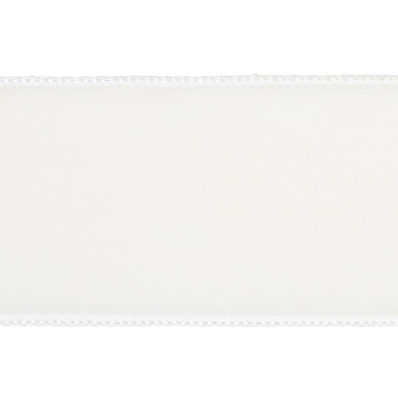 Schumacher Ivory Velvet Tape Wide