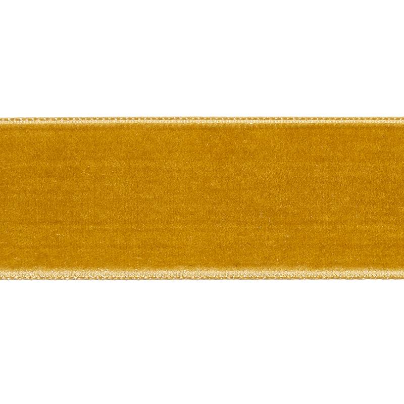 Schumacher Gold Velvet Tape Wide