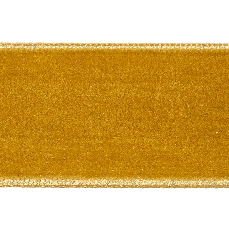 Schumacher Gold Velvet Tape Wide
